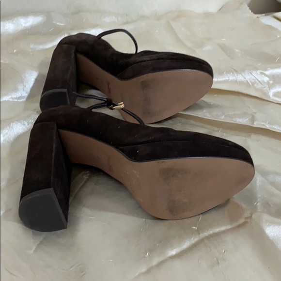 Coach brown high heel platform shoes - Picture 3 of 5
